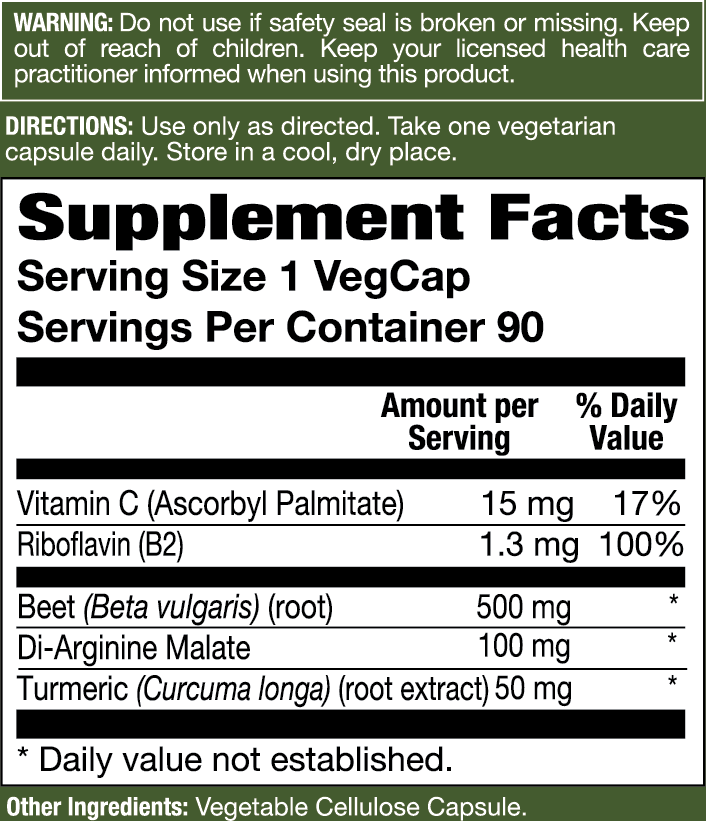 Ticker Tonic - Beet Root Caps